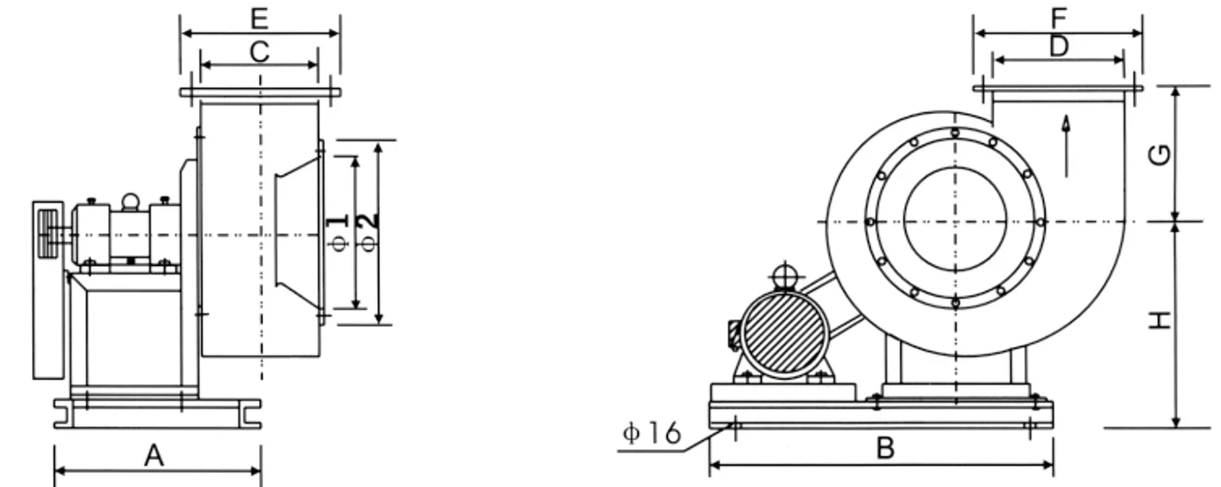 Centrifugal Fan, Customizable, Stainless Steel - detail 24