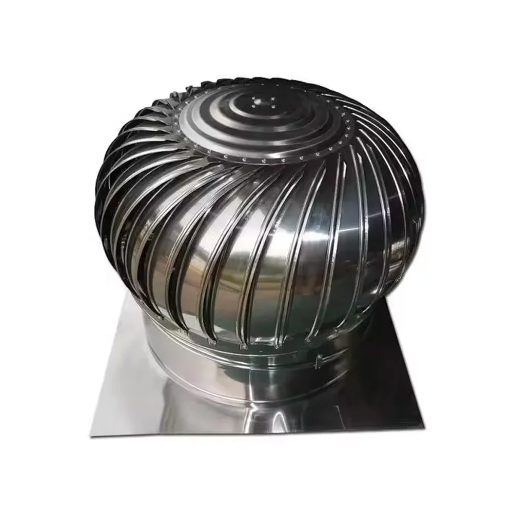 Unpowered Roof Axial Fan, Wall, Battery, Stainless Steel - detail 8