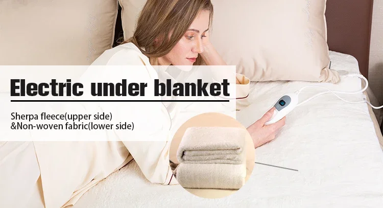 Size Electric Under Blanket, 220V, 55, Cotton - detail 2
