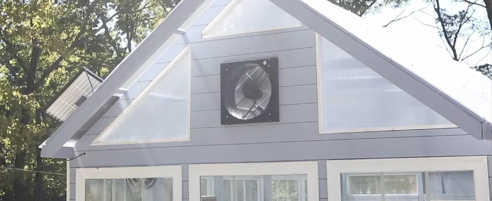 Wall Air Exhaust Fan, 24V, Solar - detail 30
