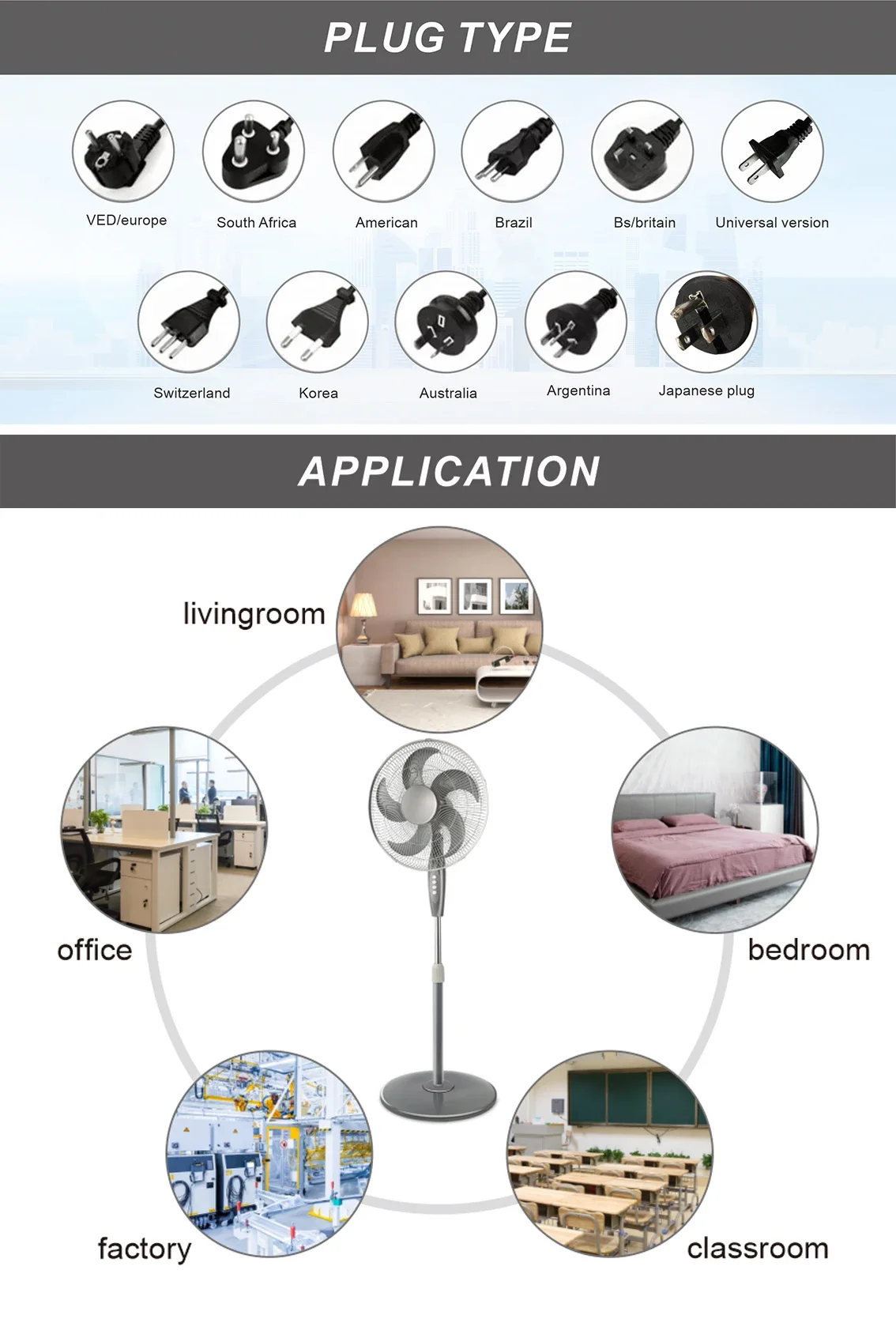 Pedestal Bladeless Fan, Electric Power, 50 - detail 26