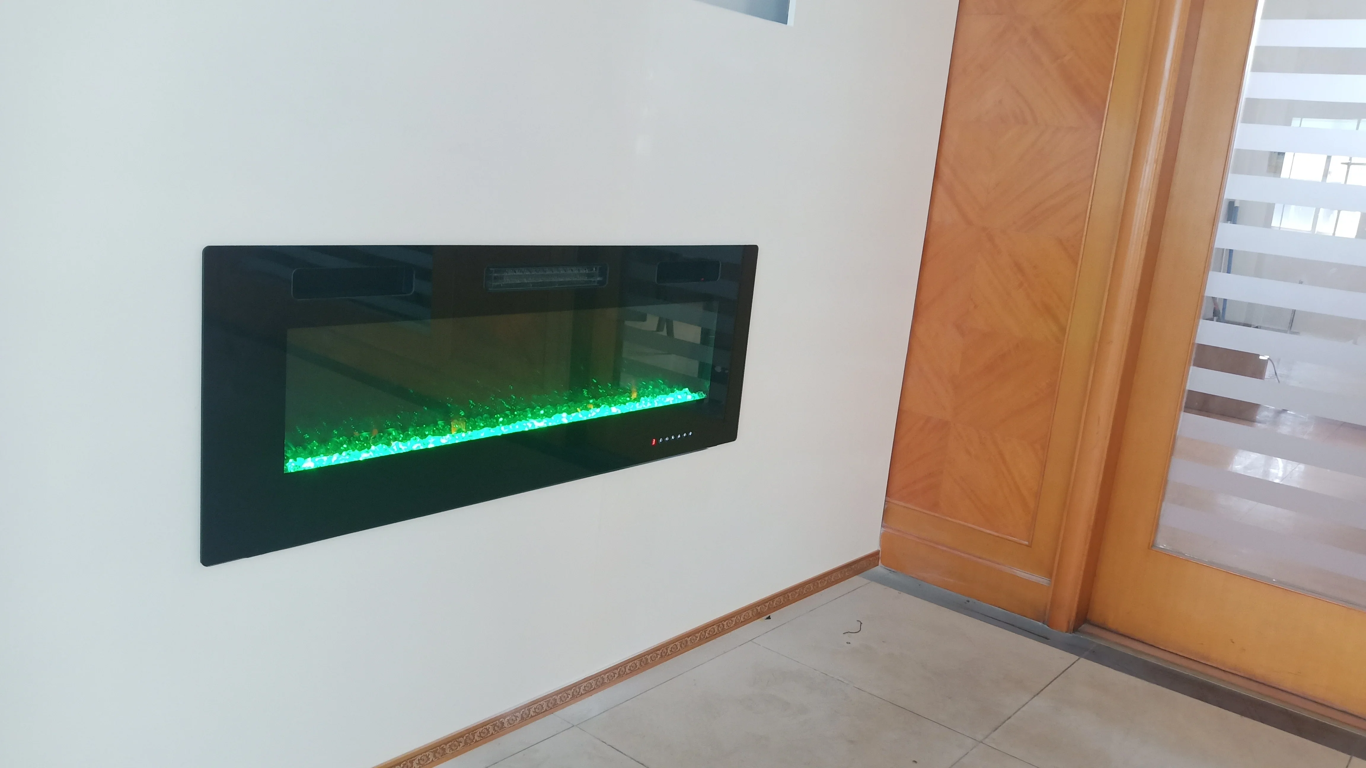 Electric Fireplace, Wall, 750W, Metal - detail 44