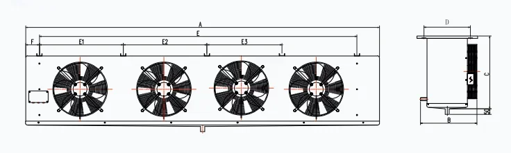 Cooling Air Cooler, LANCO, 220V, 2*6000m^3 - detail 4