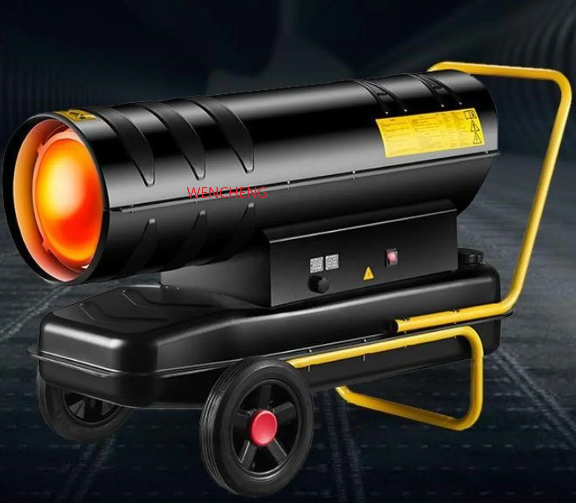 Forced-air Torpedo Heater, Stainless, Steel, Portable - detail 2