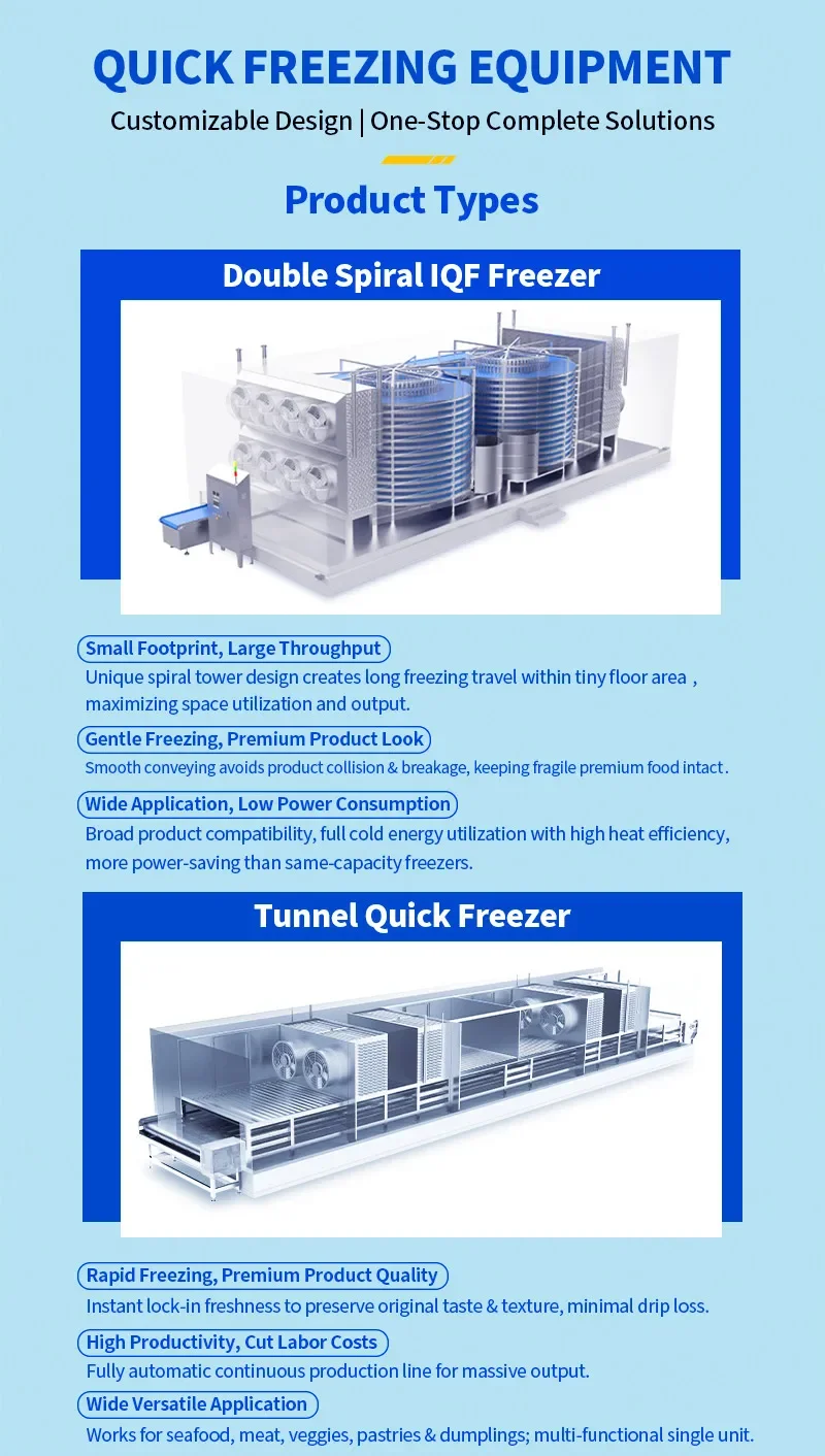 Iqf Tunnel Refrigeration Freezer, Stainless, Steel - detail 10