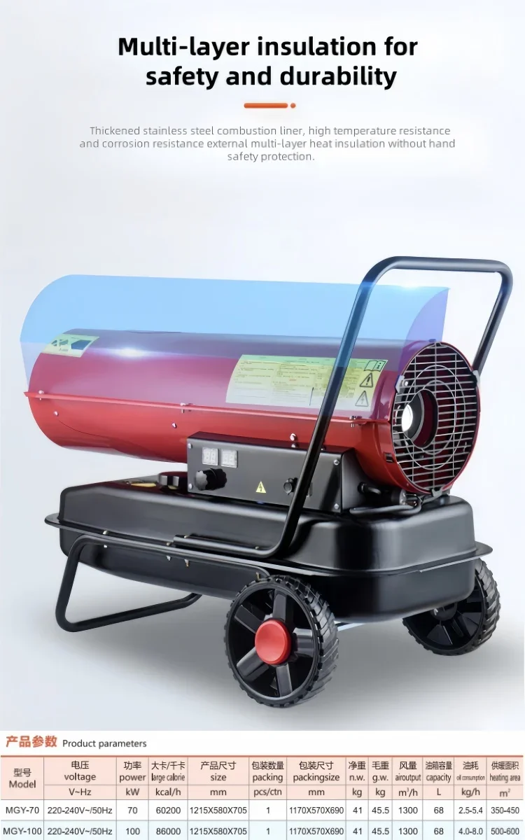 Immersion Kerosene Diesel Heater, 20kw, 30kw, 50kw, 70kw - detail 12