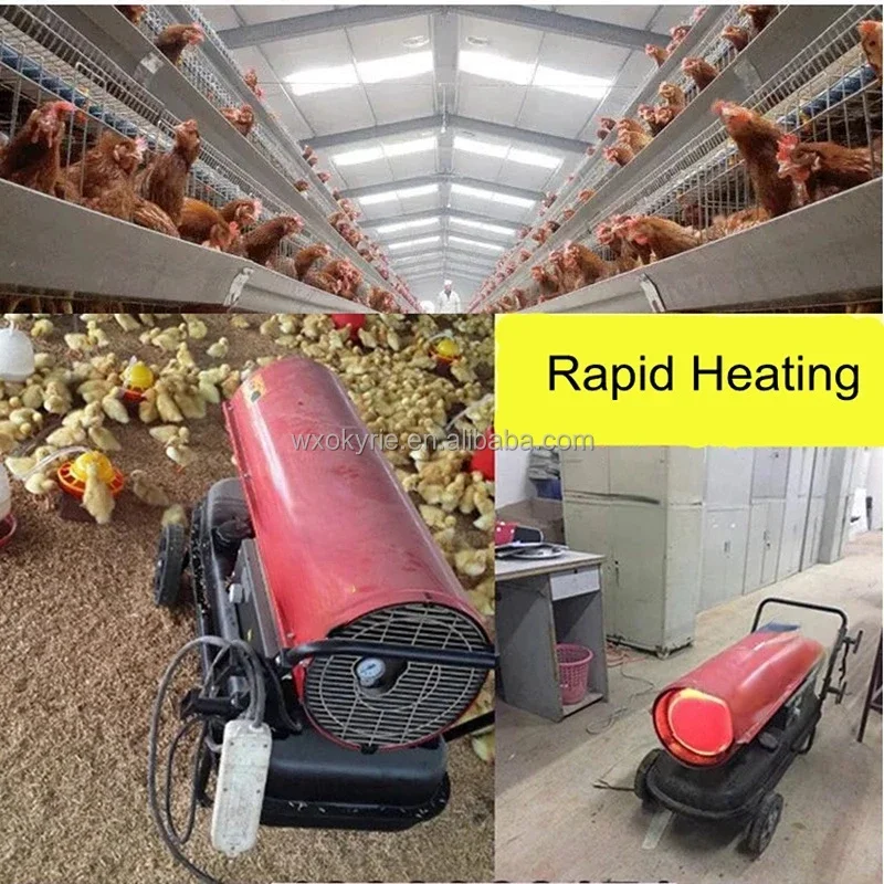 Air Forced Industrial Heater, 15kw, 30kw, 50kw, Portable - detail 44