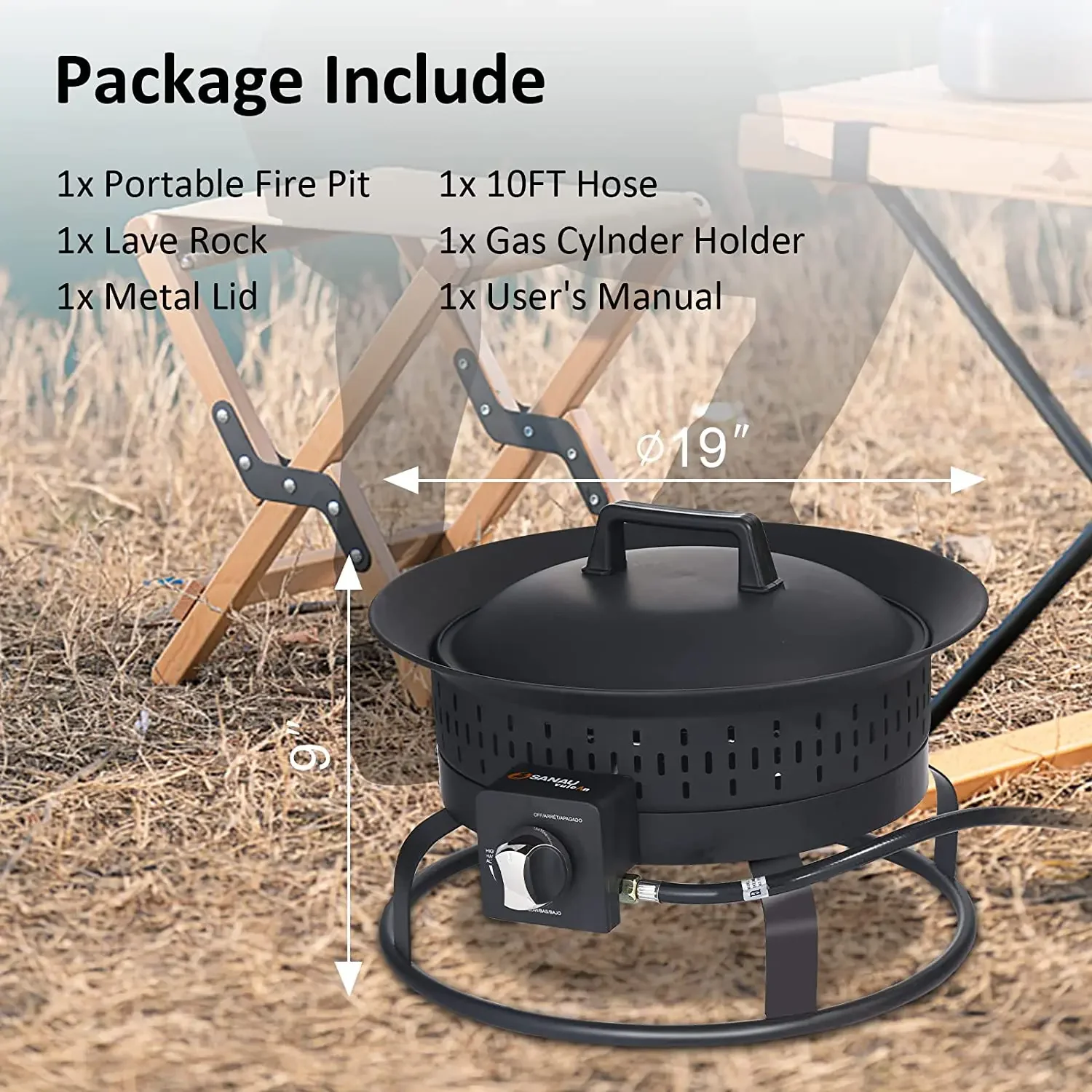 Patio Heater, Portable, Steel, Patio Heaters - detail 4