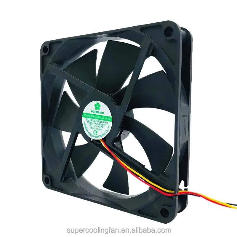 Axial Flow Fan, 140mm, Brushless, 14025, 12V/24V - detail 2