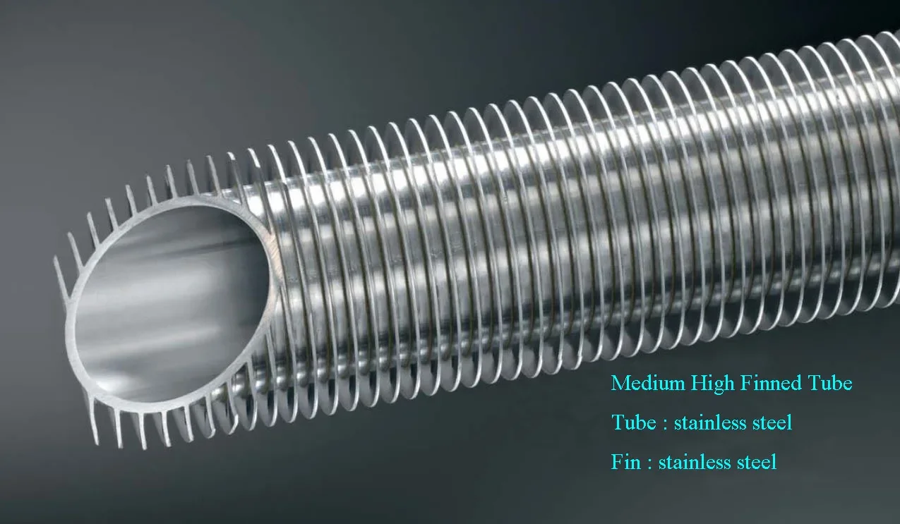 Finned Tube, stainless steel, Fin Tube - detail 2