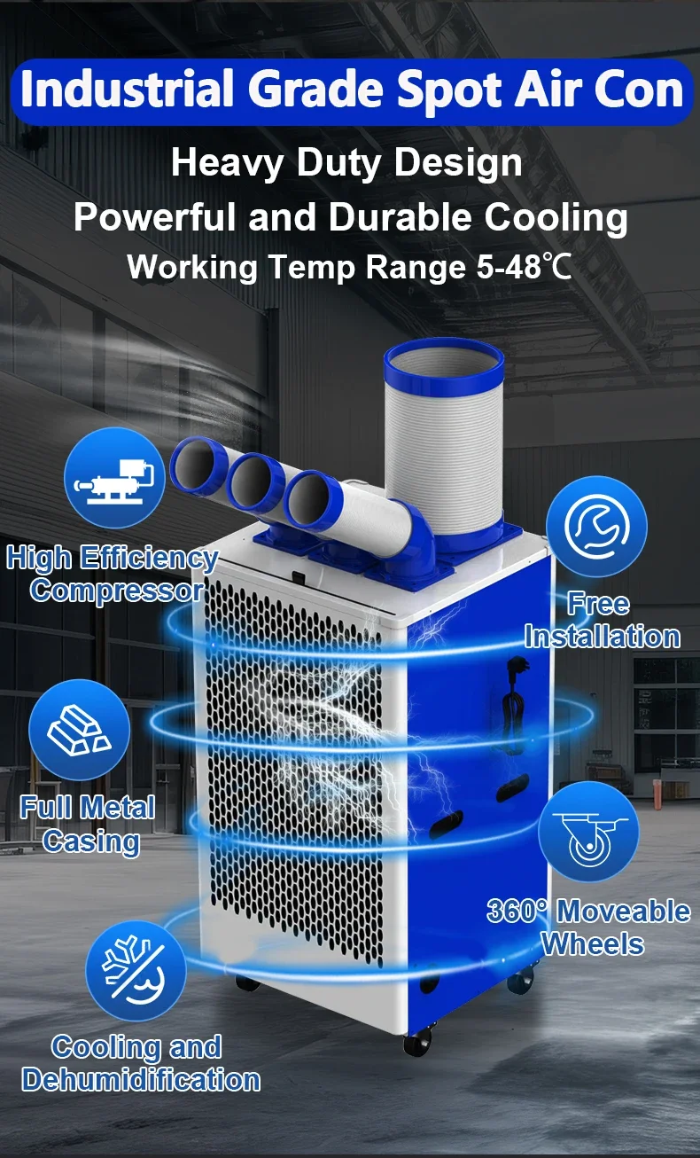 Heavy Duty Spot Cooler, 3500W, R-410A - detail 4