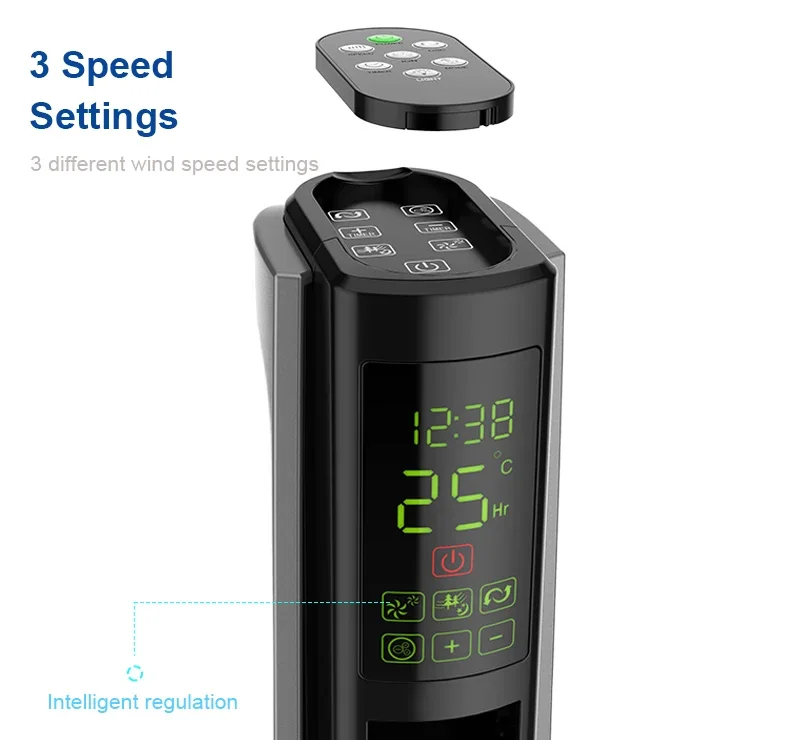 Tower Fan, 30W, ABS - detail 8