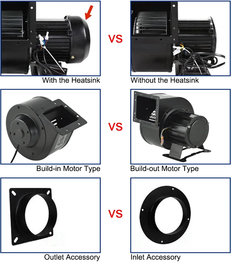 Radial Fan, Steel, 130FLJ1, 220V, 85W - detail 12