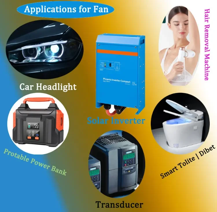 Axial Fan, VDC, 80mm, Plastic, 90mm - detail 30