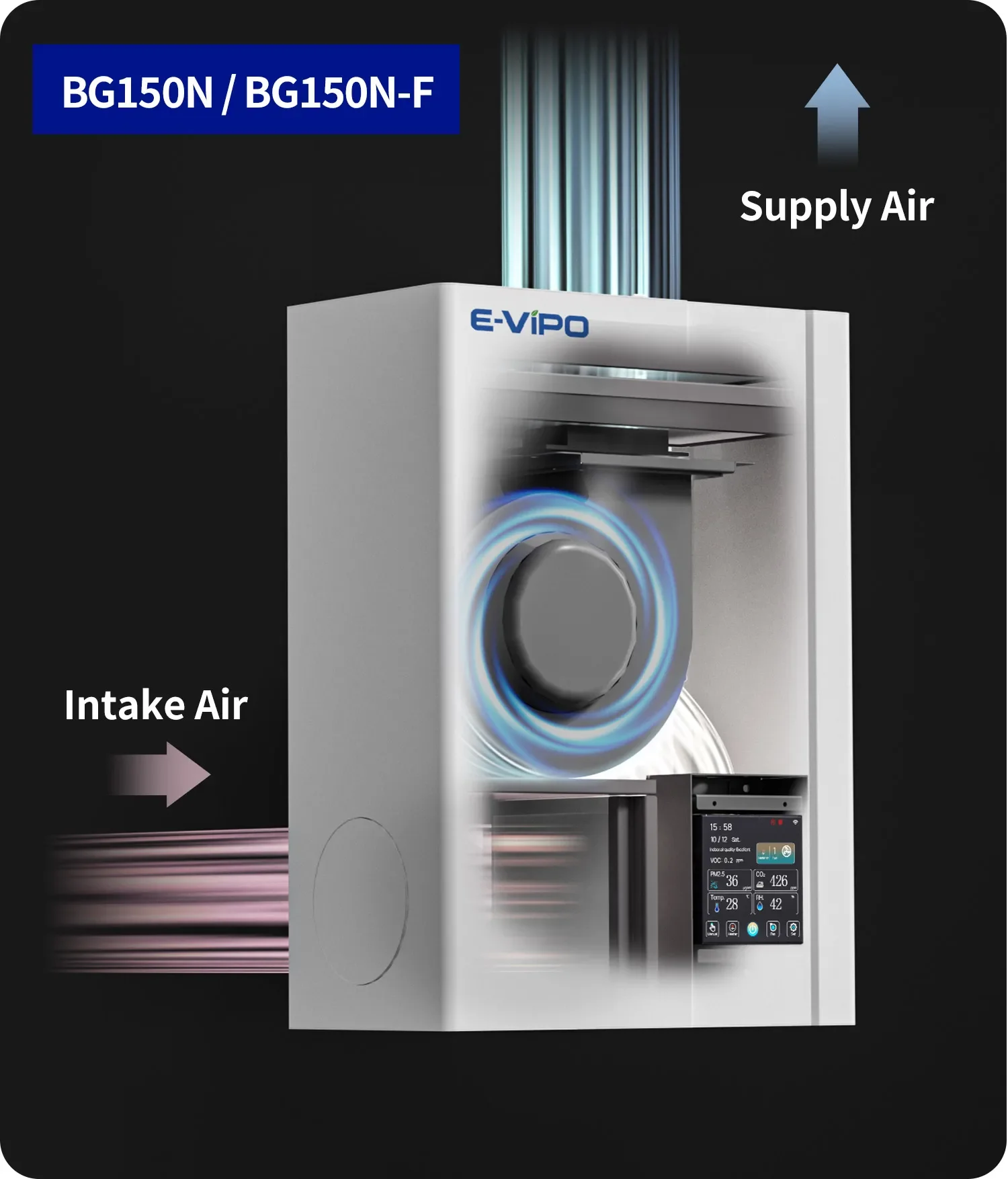 Air Purifier, Wall, HEPA, TUYA, WIFI - detail 14