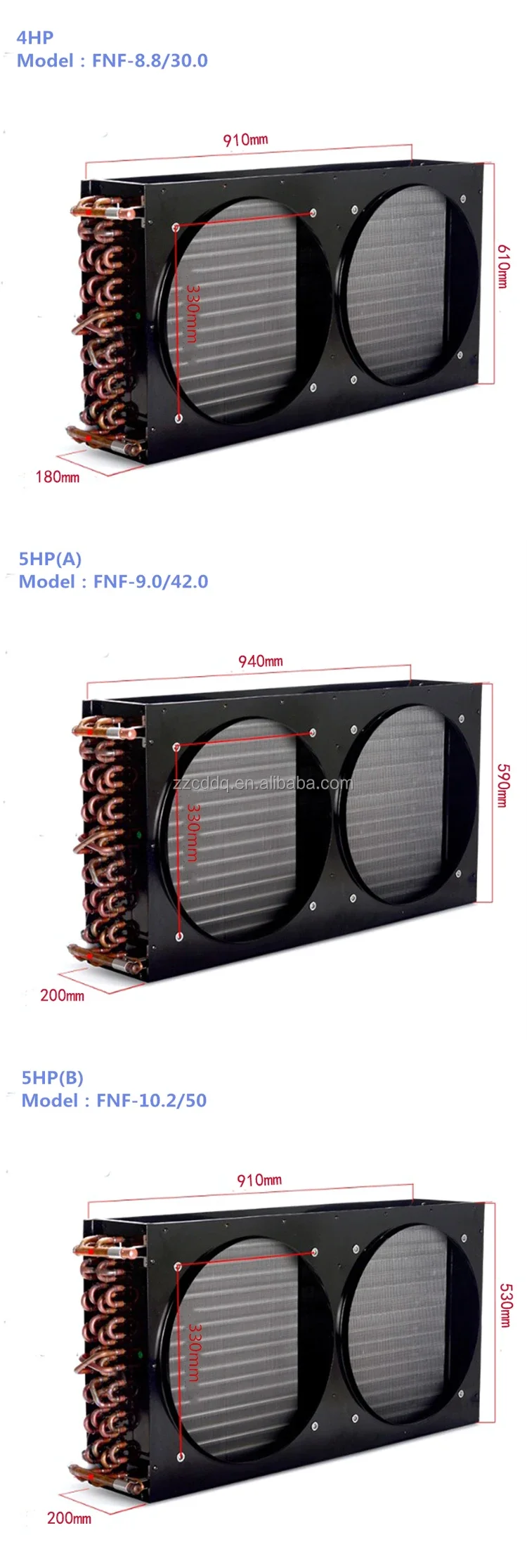 Condensing Unit, 1HP, FNF-1.2/5.4, Copper, Aluminum - detail 20