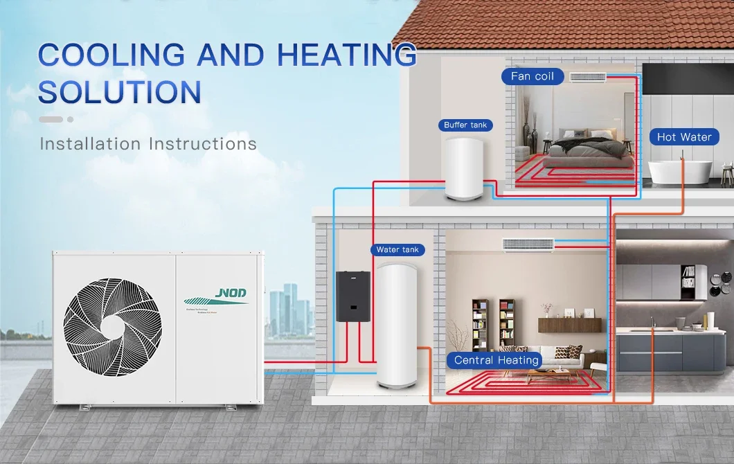 Air Source Heat Pump, JNOD, 20KW, Inverter - detail 24