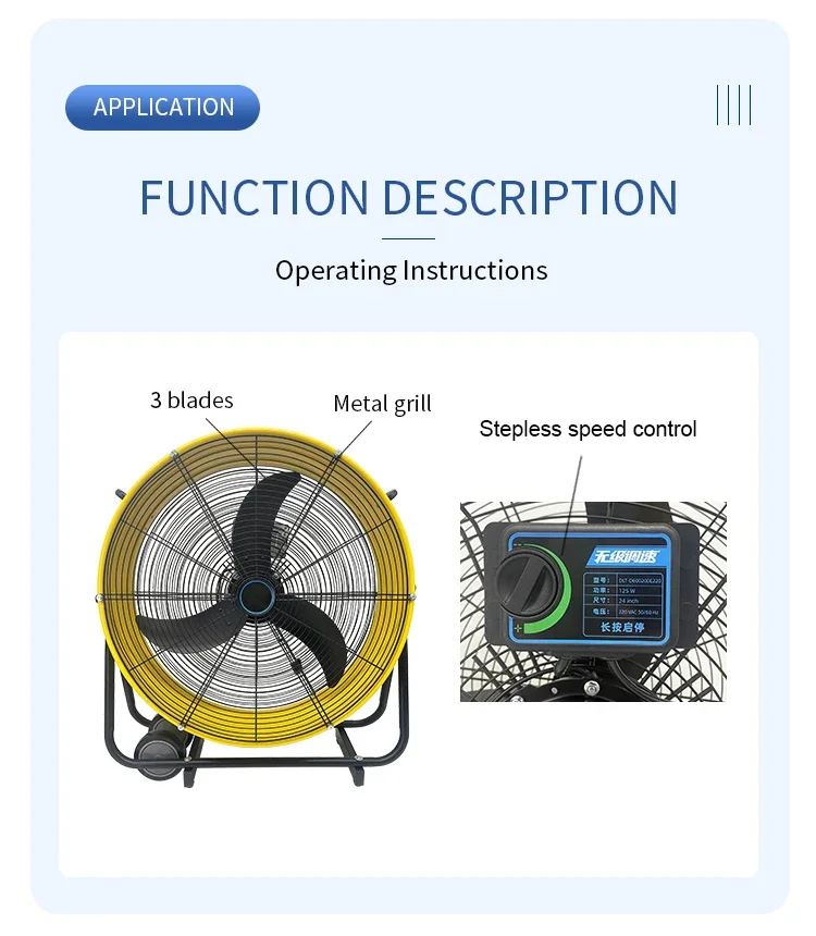 Fan, Electric, Metal - detail 14
