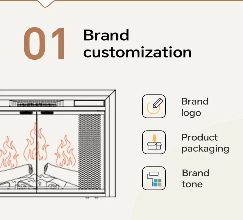 Water Vapor Fireplace, SF1000, 3D - detail 30