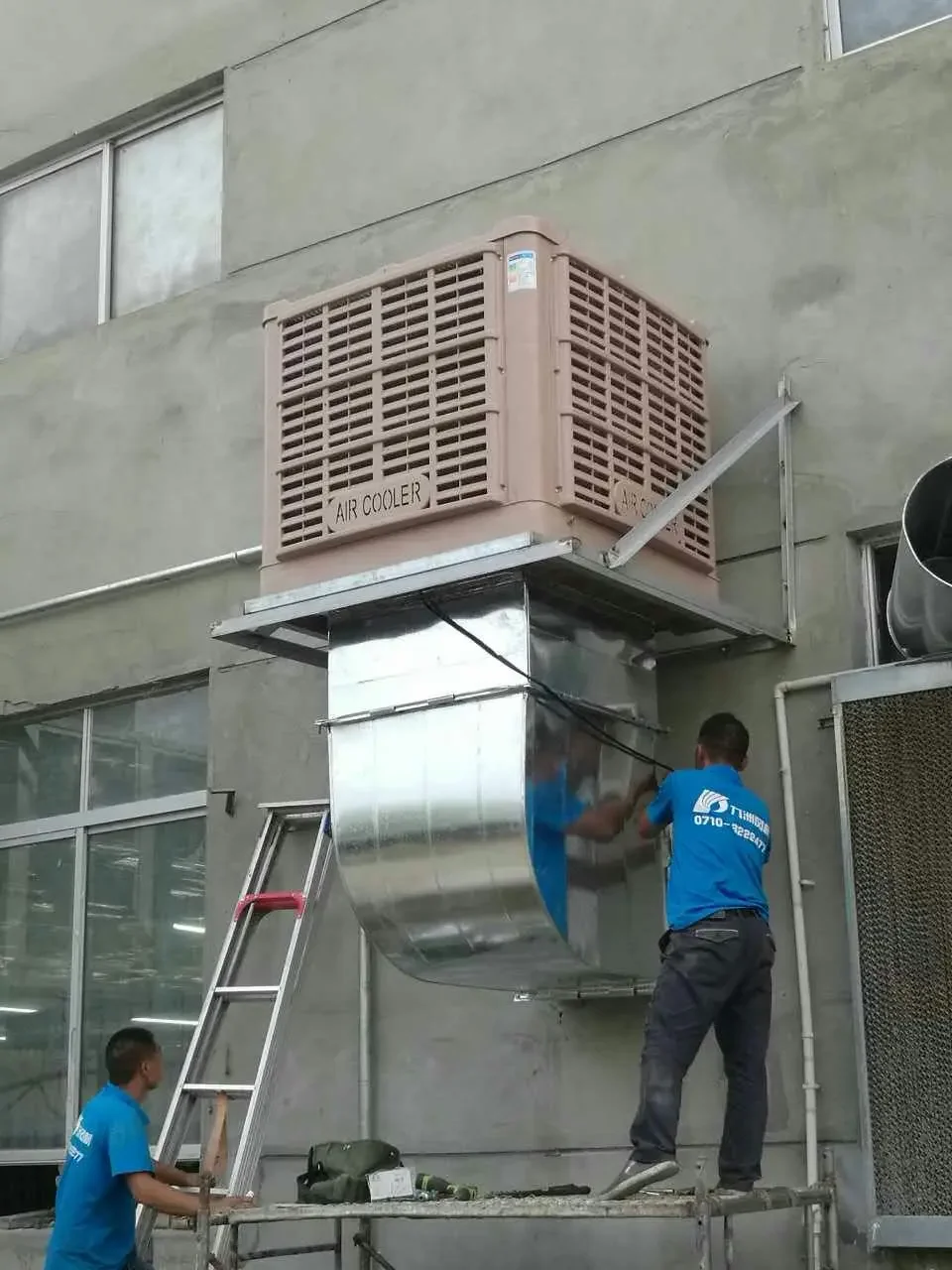 Evaporative Water Air Cooler, Portable, 18000m³/h - detail 20