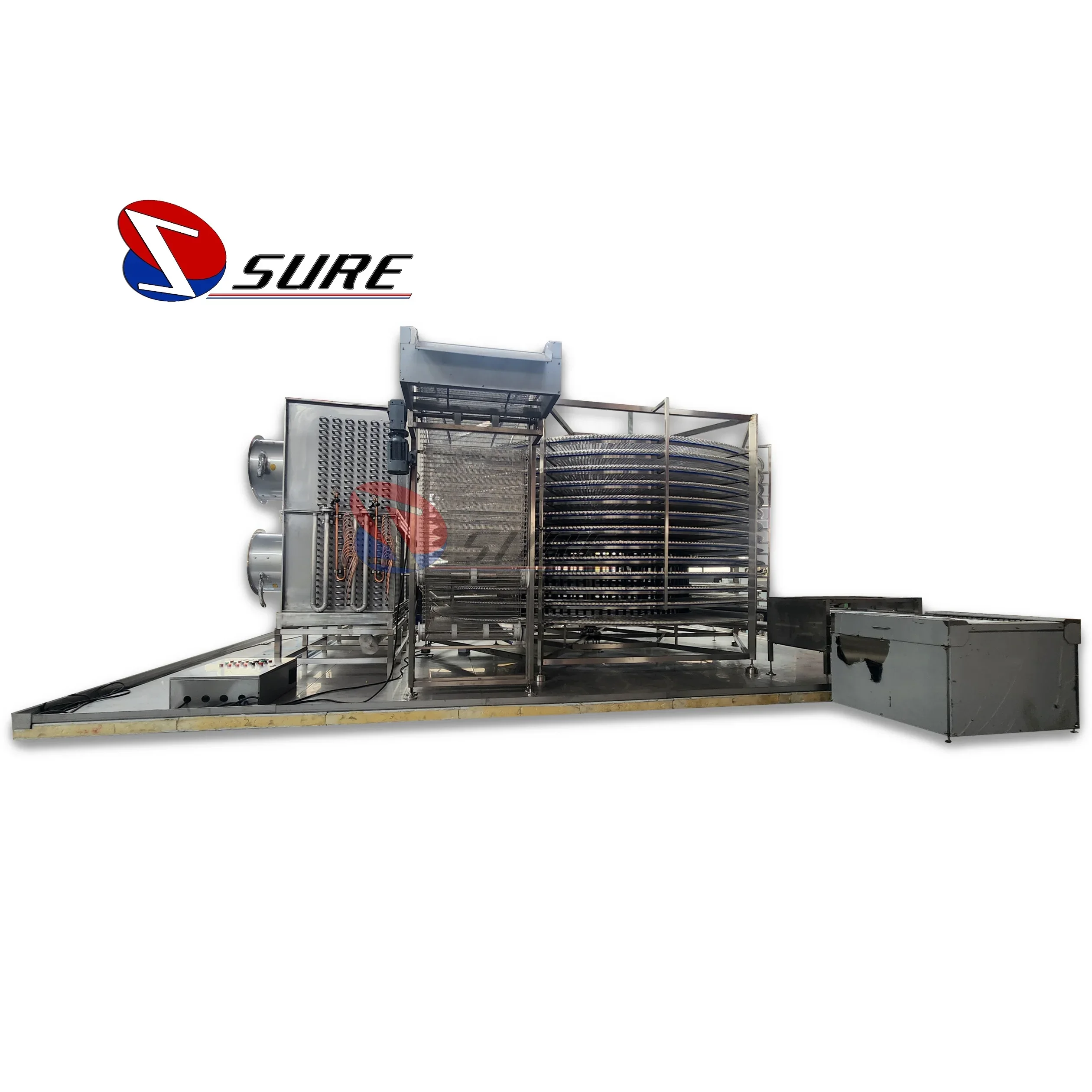 Machine Spiral Conveyor Freezer, 380V, Spiral Freezer - detail 2
