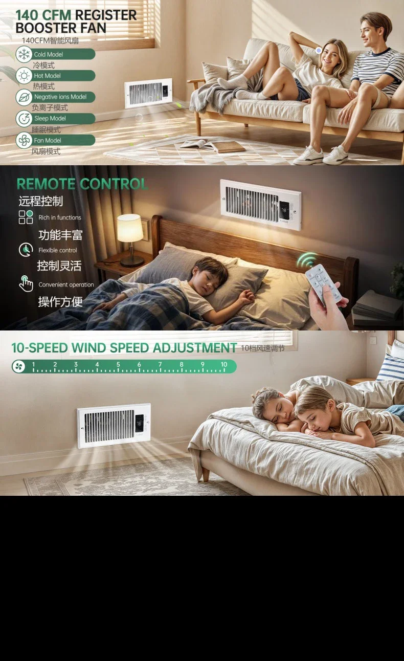 Wall Mounted Exhaust Fan, Electric Power, A.C. Source - detail 16