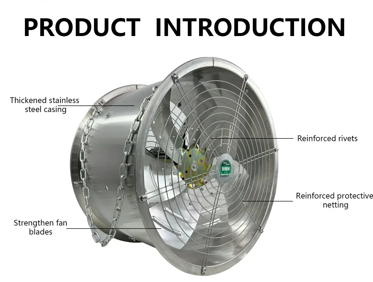 Axial Flow Fan, Stainless, Steel - detail 4