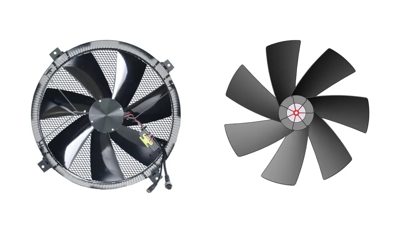 Wall Air Exhaust Fan, 24V, Solar - detail 14