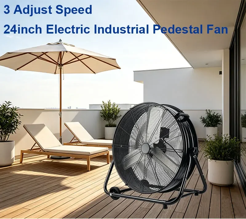 Pedestal Fan, 24inch, Portable - detail 4