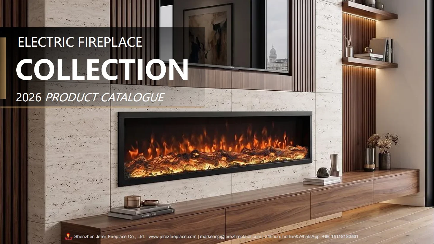 Electric Fireplace, 30inch, Wall - detail 30