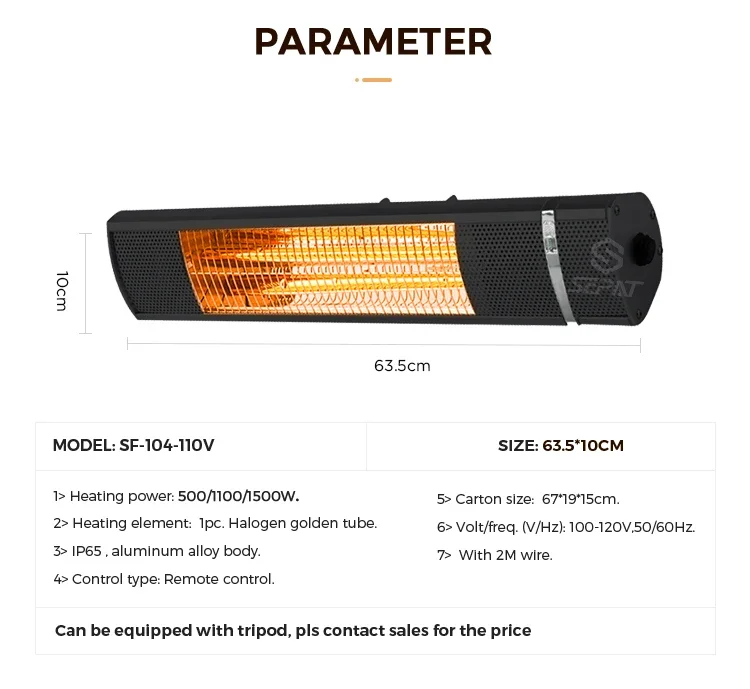 Remote Control Golden Tube, SF-104, 110v - detail 8