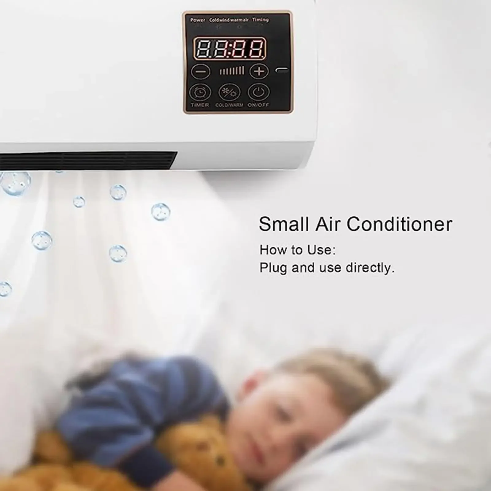Wall Mounted Heater, ECO, Electric, Plastic - detail 16