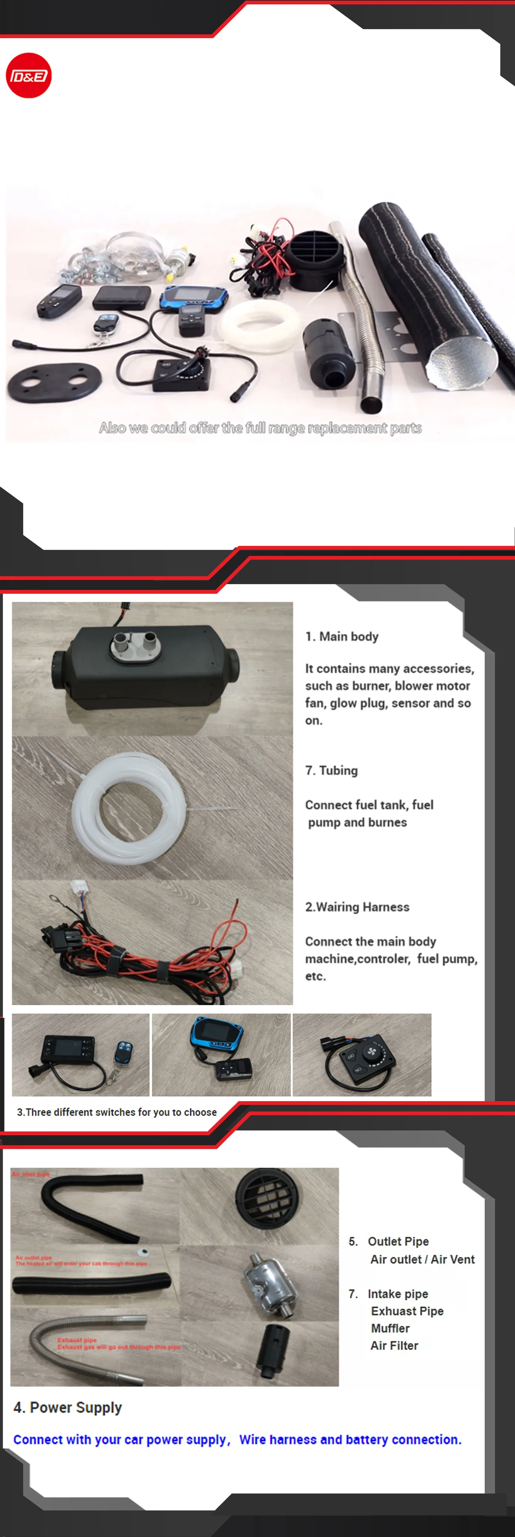Air Diesel Heater, 2kw, 5kw, 7kw, 12v - detail 14