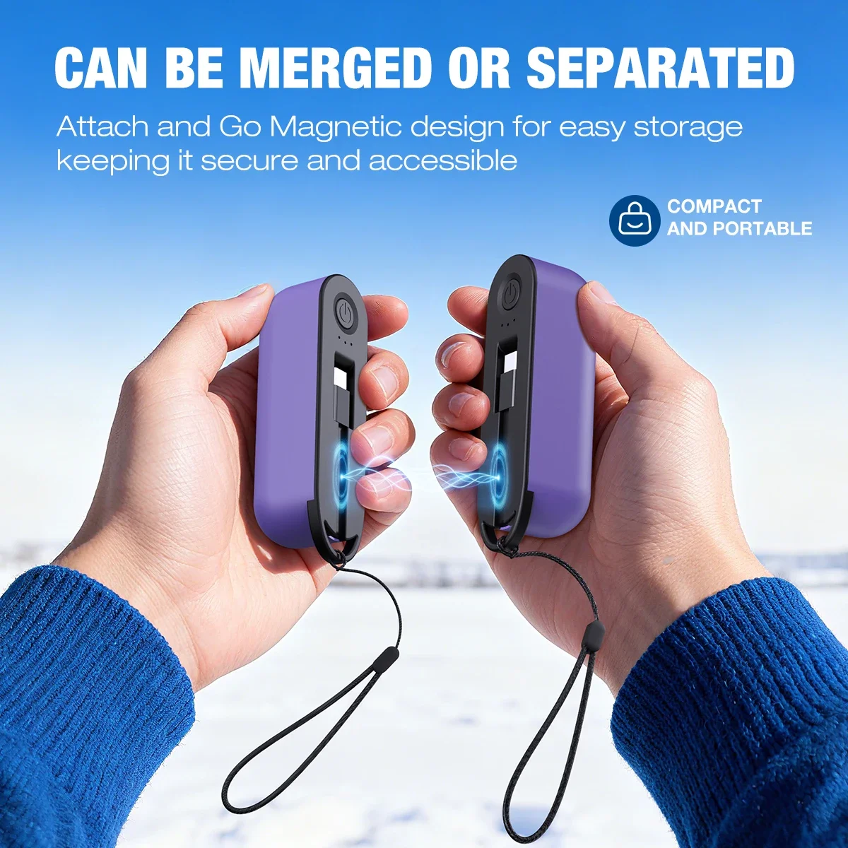 Magnetic Hands Warmer, 10000mAh, Portable - detail 14