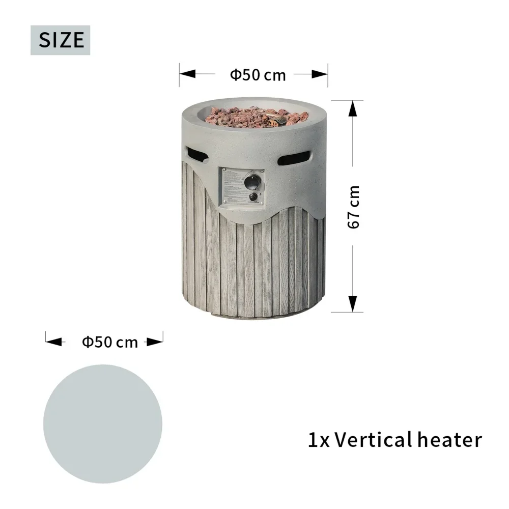 Patio Heater, Portable, Magnesium Oxide, Gargen Furniture - detail 24