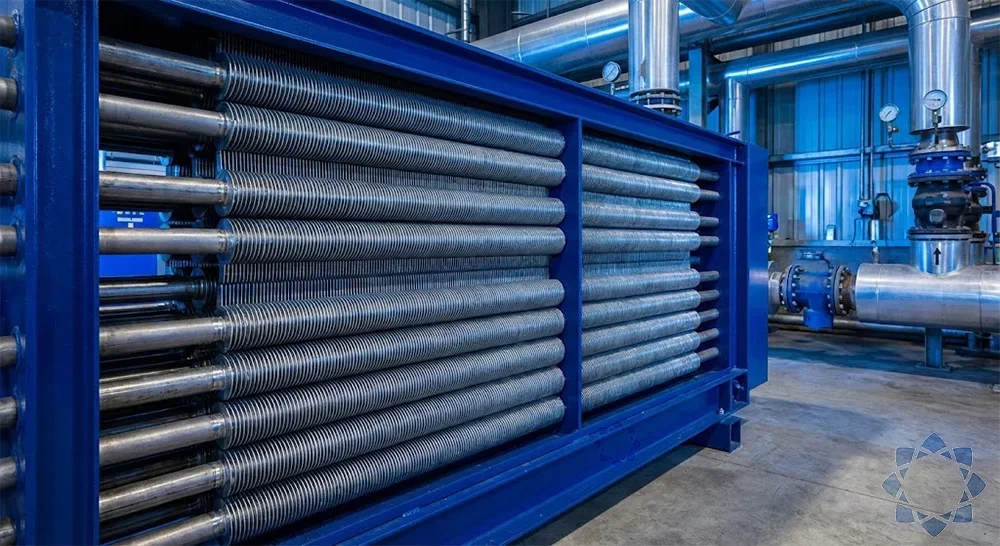 Finned Tube Heat Exchanger, AESIMA, Steel, 220V/380V - detail 2