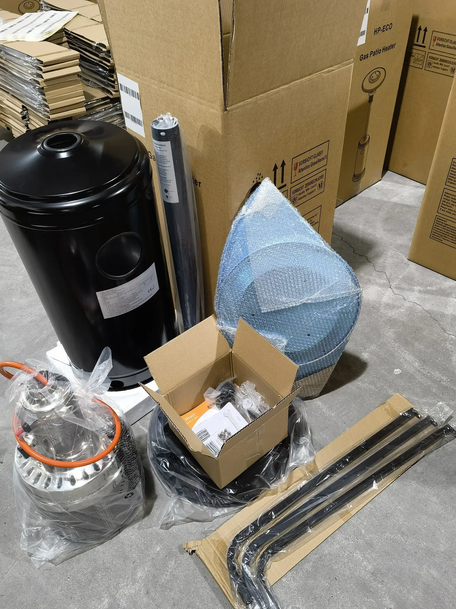 Gas Patio Heater, Portable, 1250mm - detail 38