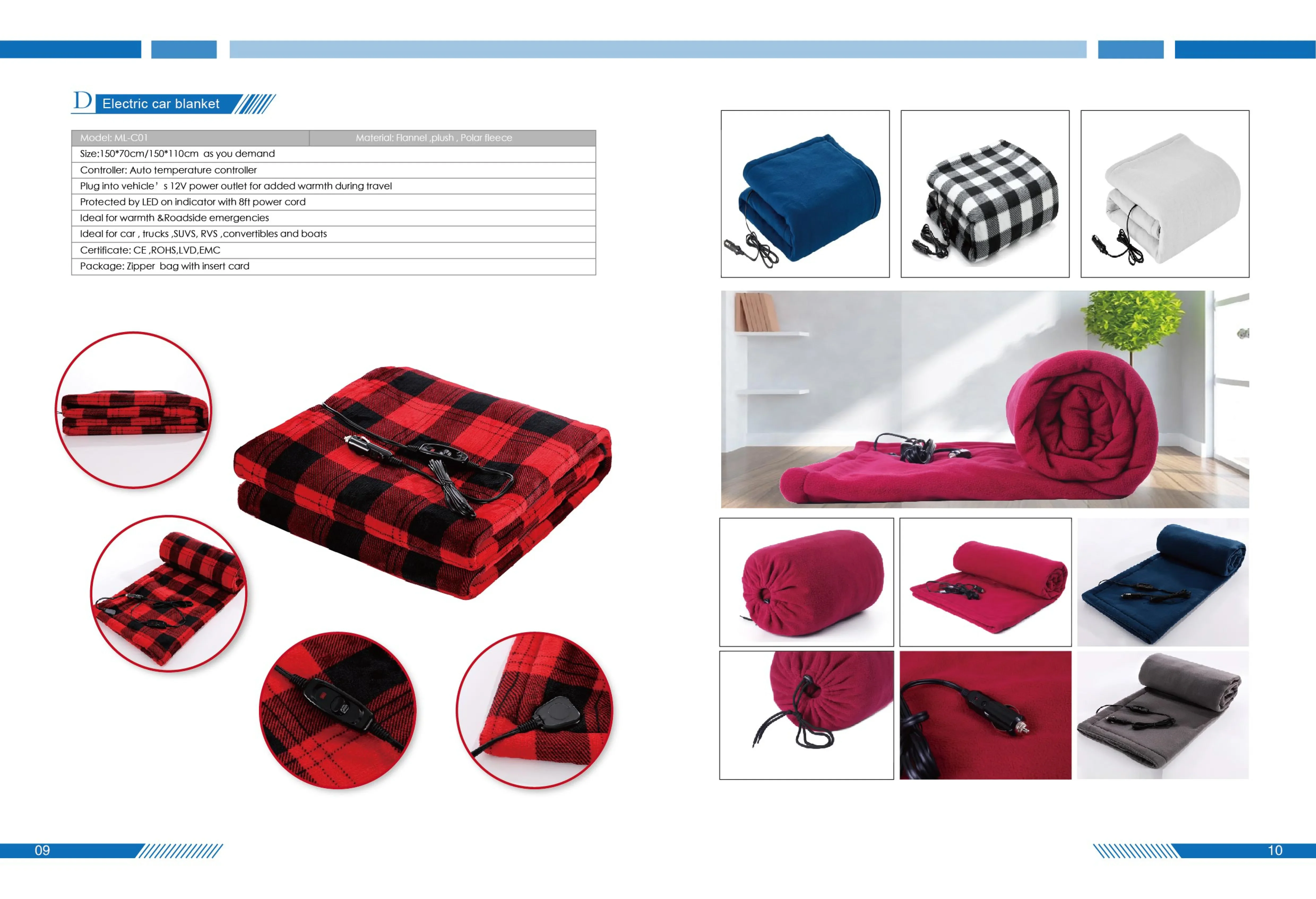 Heating Pad Thermal Blanket, Portable, PTC - detail 28