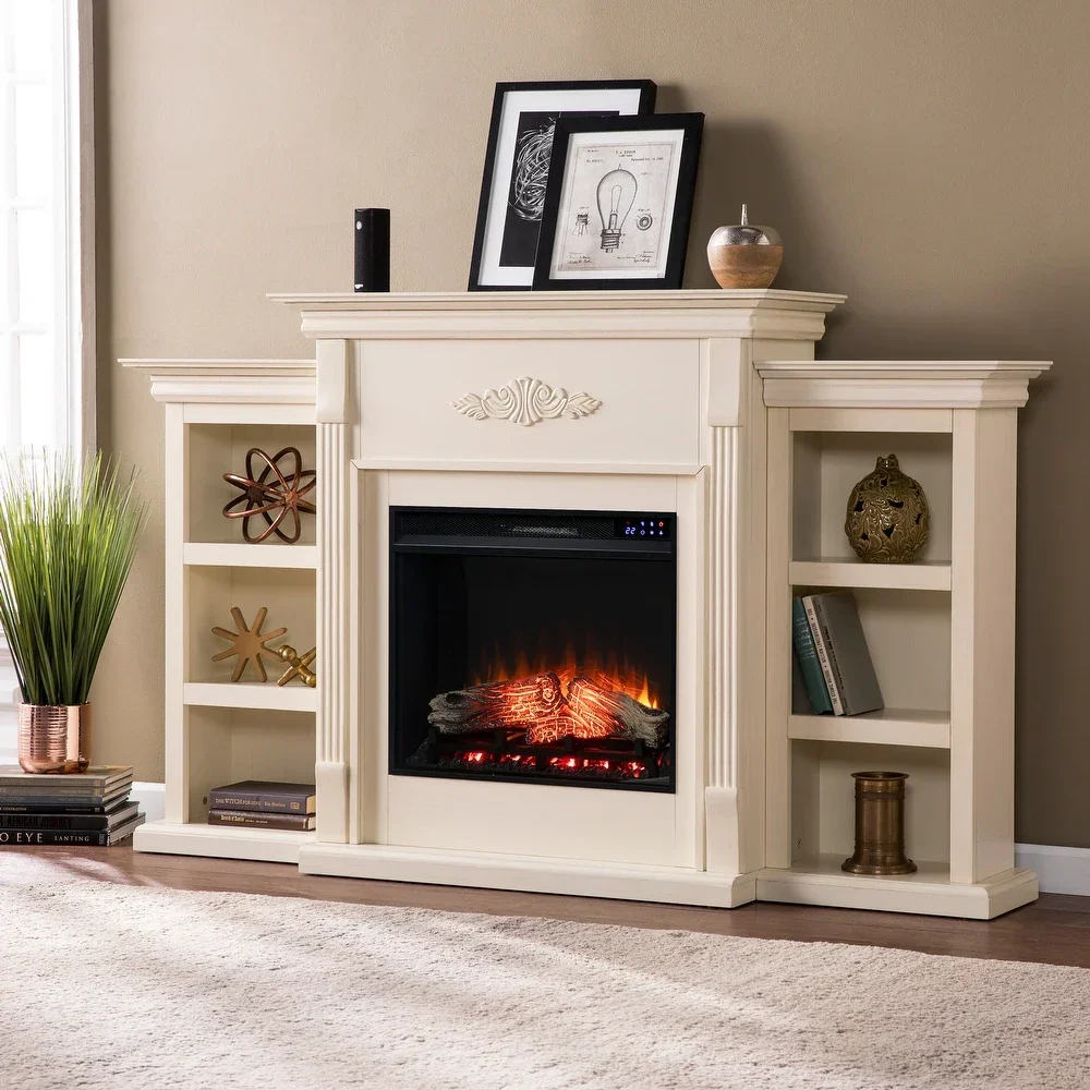 Electric Fireplace, 70-inch, Wooden - detail 10