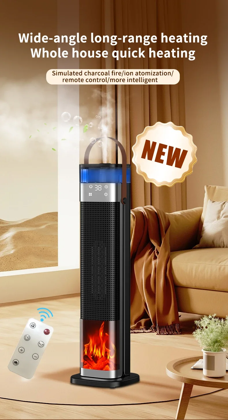 Portable Electric Heater, PTC, Plastic - detail 2