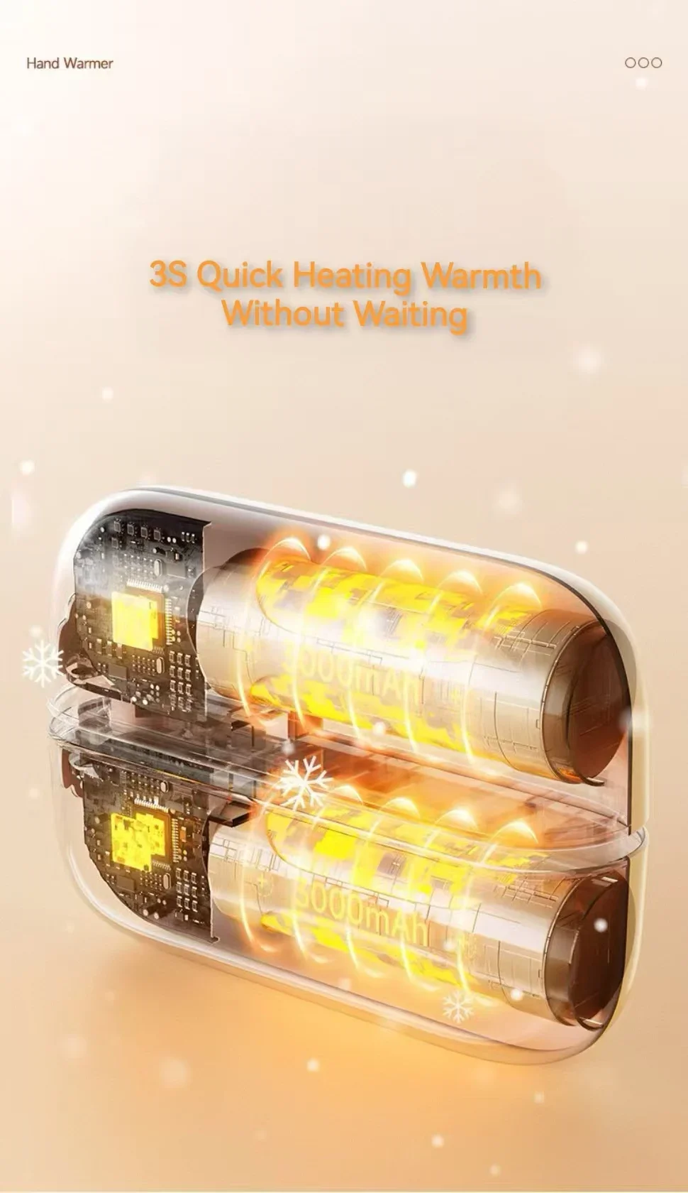 Hand Warmer, PTC, Battery, Plastic - detail 12