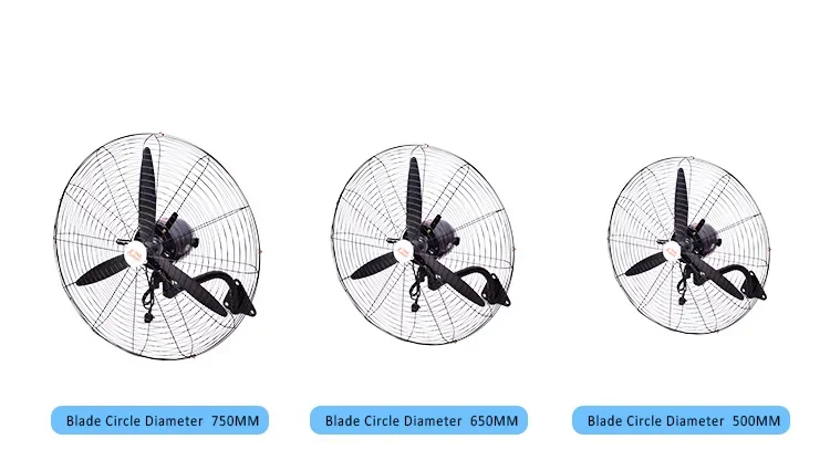 Industrial Wall Fan, Copper, Electric Power, 130 - detail 4