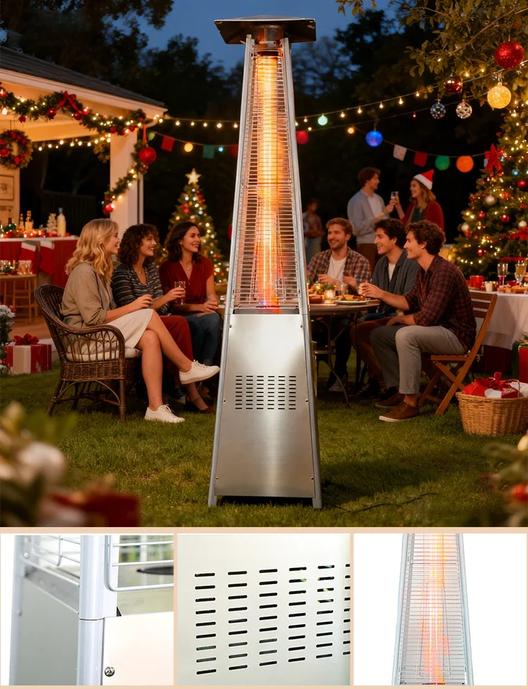 Pyramid Propane Heater, Stainless, Steel, 48000, BTU - detail 8