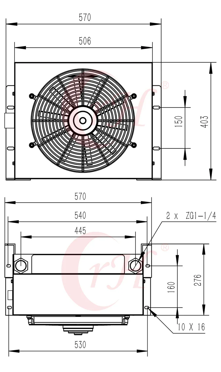 Cooled Hydraulic Oil Cooler, 200L, 380V - detail 6