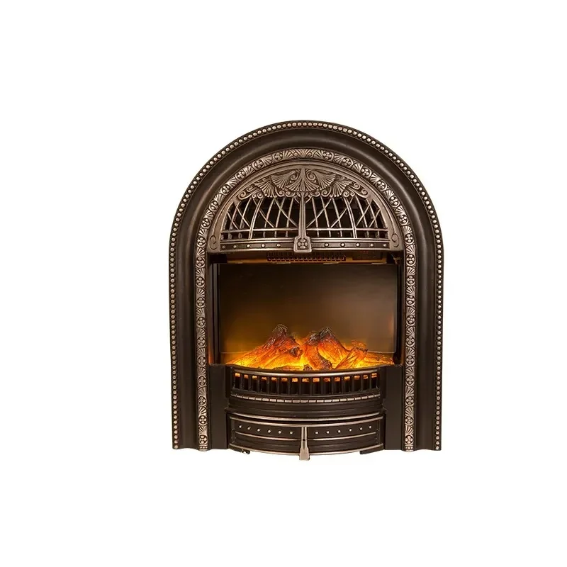 Electric Freestanding Metal Fireplace, LED, 80 - detail 2