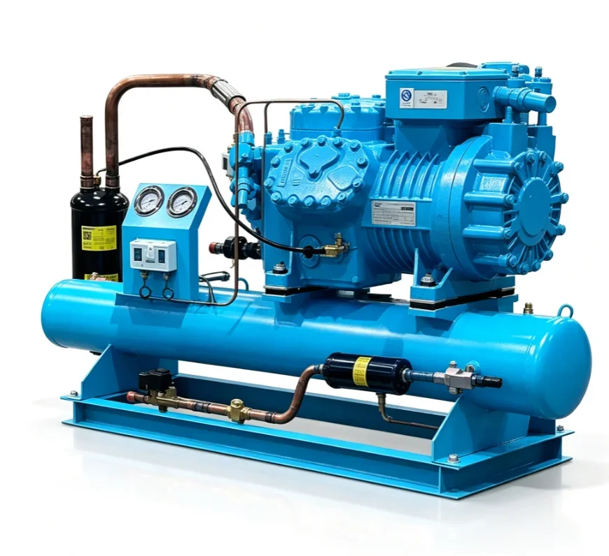 Condensing Semi Enclosed Compressor, 220 V, 55.0KW(73.76hp) - detail 6