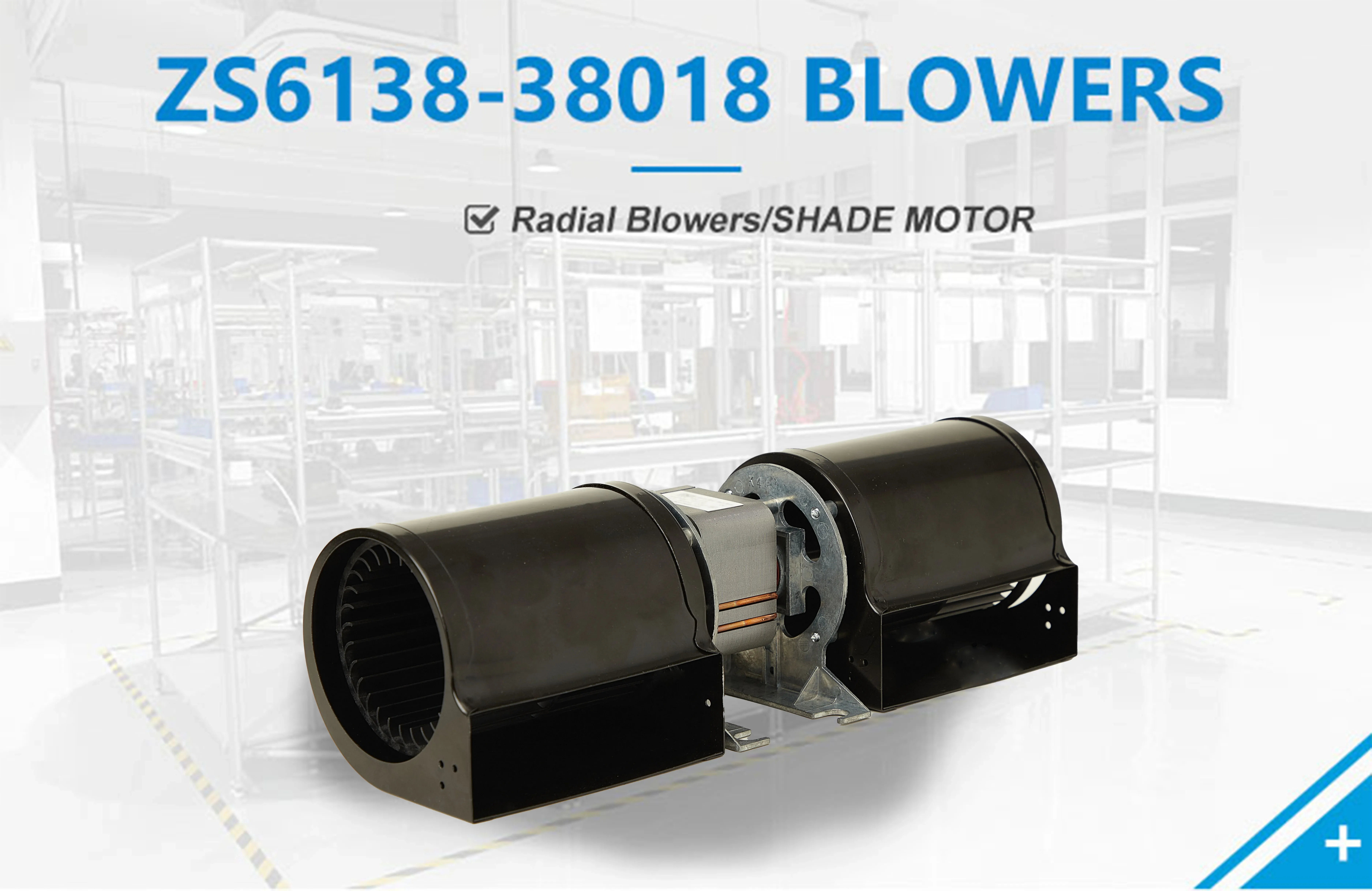 Zson Zs6138-38018 Shade Motor, 115-240V, Radial, Centrifugal - detail 2