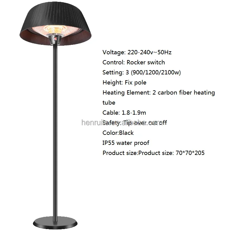 Patio Heater, 1500W, Waterproof - detail 6