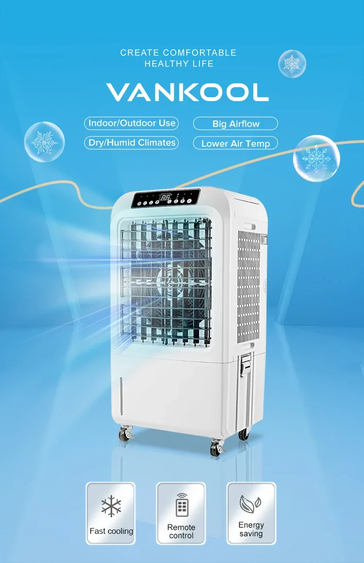 Evaporative Air Cooler, 3000m3/h, portable, 30L - detail 8