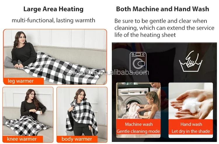 Heated Blanket, USB, Flannel - detail 10